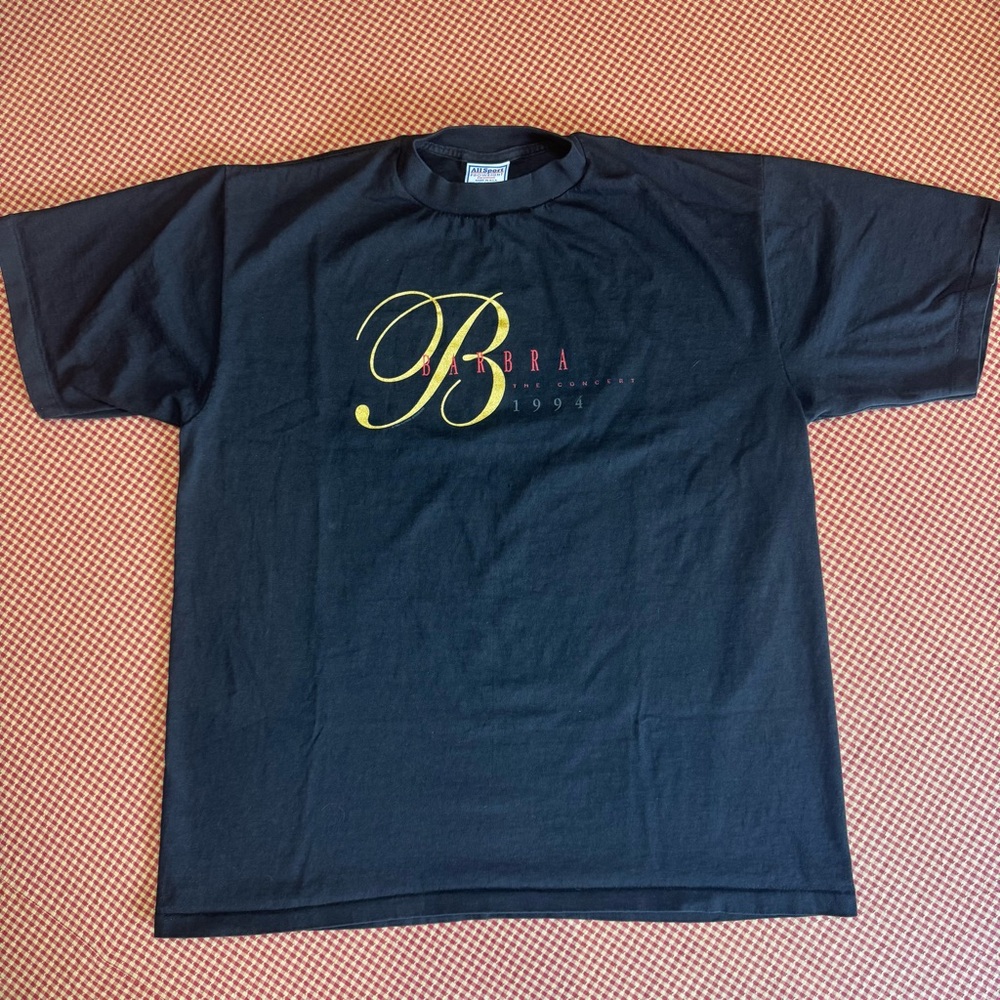 RARE Vintage Barbra Streisand Tour T-Shirt 1994 The Concert NYC Single Stitch XL